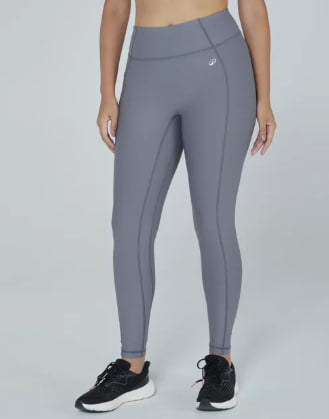 Legging Feminina de Treino Iconic 500 Domyos Cinza